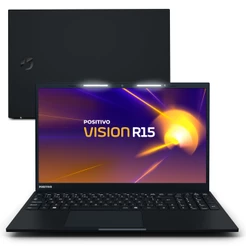 Notebook Positivo Vision R15 AMD® Ryzen 5-5500U Linux 16GB RAM 256GB SSD Full HD 15.6” TELA IPS