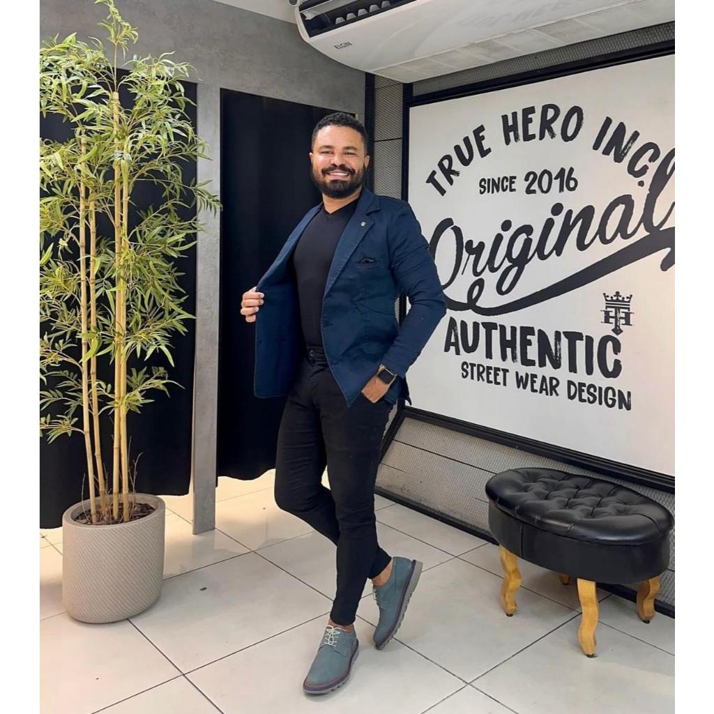 Blazer Masculino Slim True Hero Sarja Super Premium Modalagem Exclusiva!!!PREÇO POR TEMPO LIMITADO...
