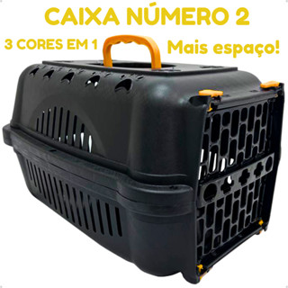 Caixa De Transporte Pet Para Cães Gatos Coelhos N2 - Durapets em Oferta na Shopee