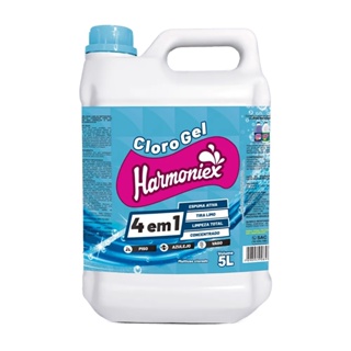 Cloro em Gel Desinfetante Harmoniex 5 Kg em Oferta na Shopee