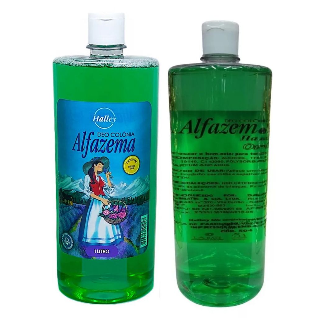 Deo Colonia Perfume Alfazema Halley 1 Litro Original Limpeza Espiritual em Oferta na Shopee