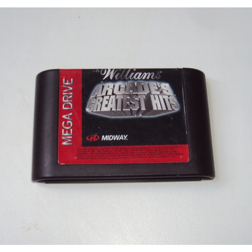William's Arcade Hits Original Tectoy Para Mega Drive - Funcionando - Usado