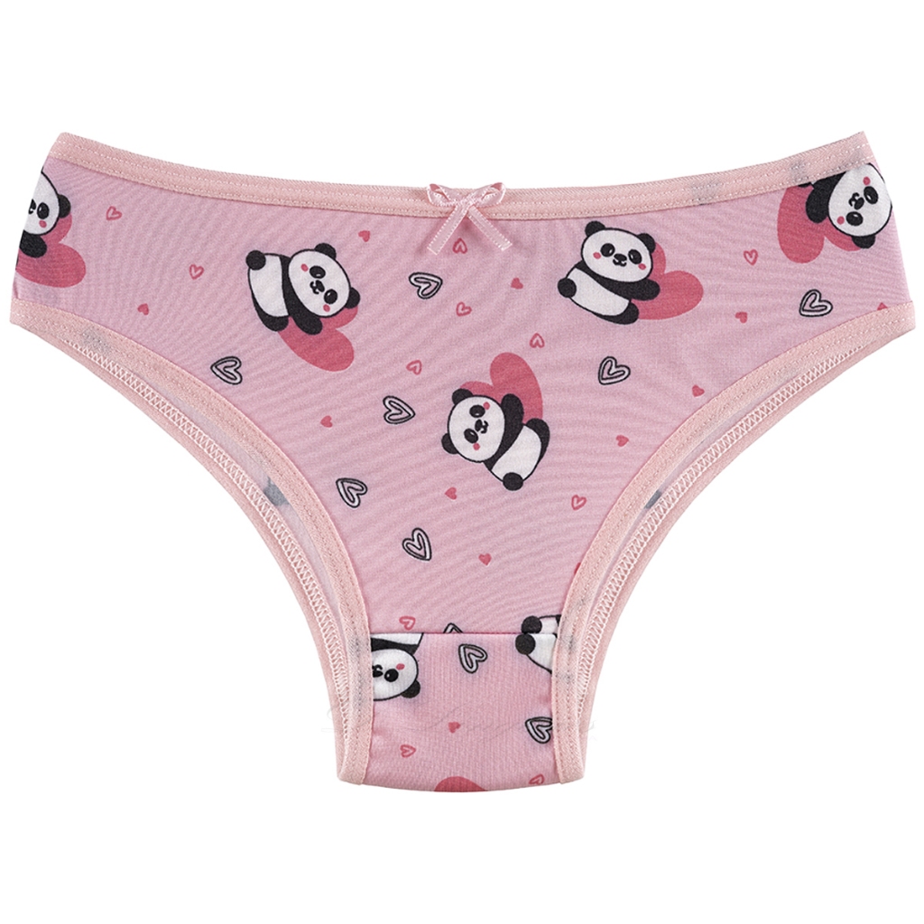 Calcinha Juvenil Micro Estampada Menina Moça Feminina Tanga Infantil Conforto Forro Algodão