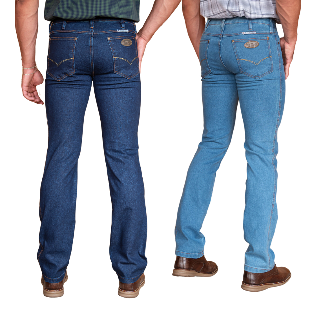 Kit com 2 Calças Jeans Masculina Country Marca Estilo Country Original