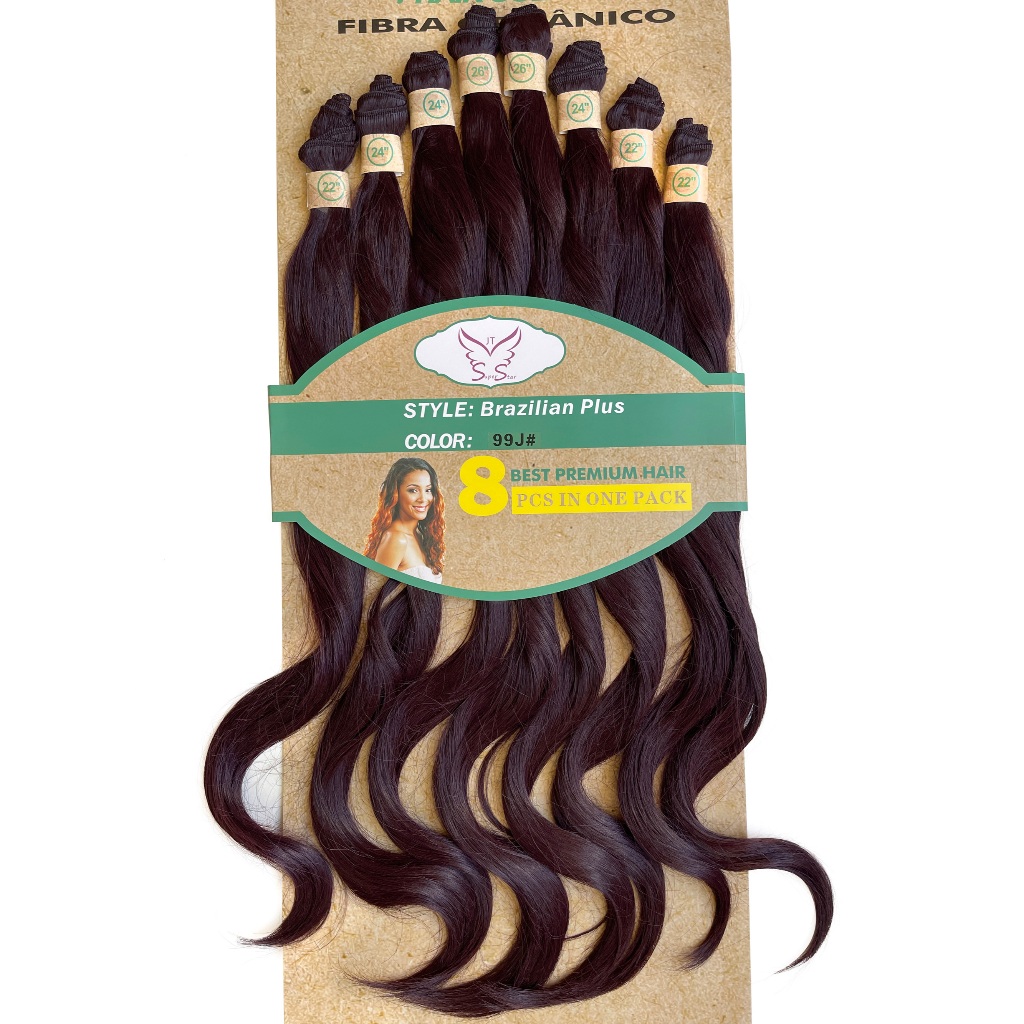 Cabelo 100%orgânico Liso Ondulado Brazilian Plus- Super Star