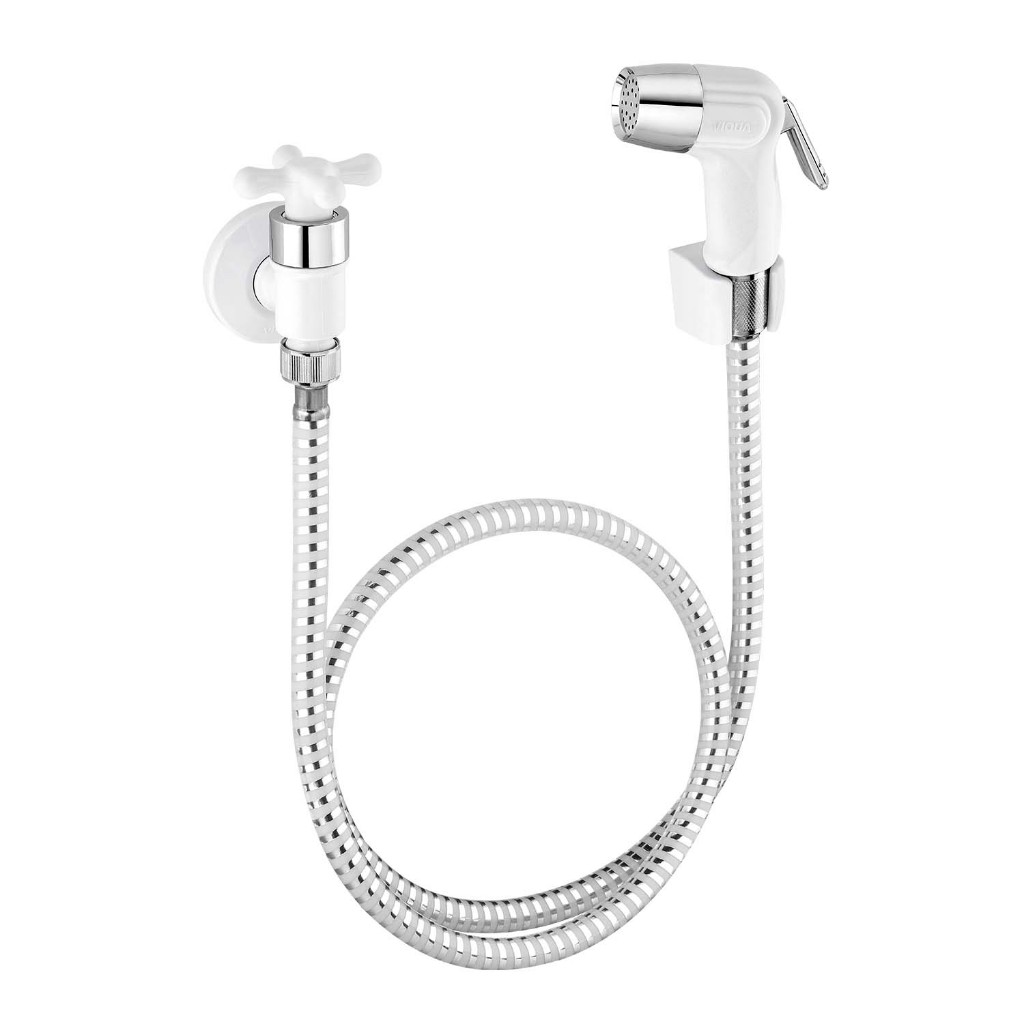 Ducha Higienica Maruja ABS Branca Viqua em Oferta na Shopee