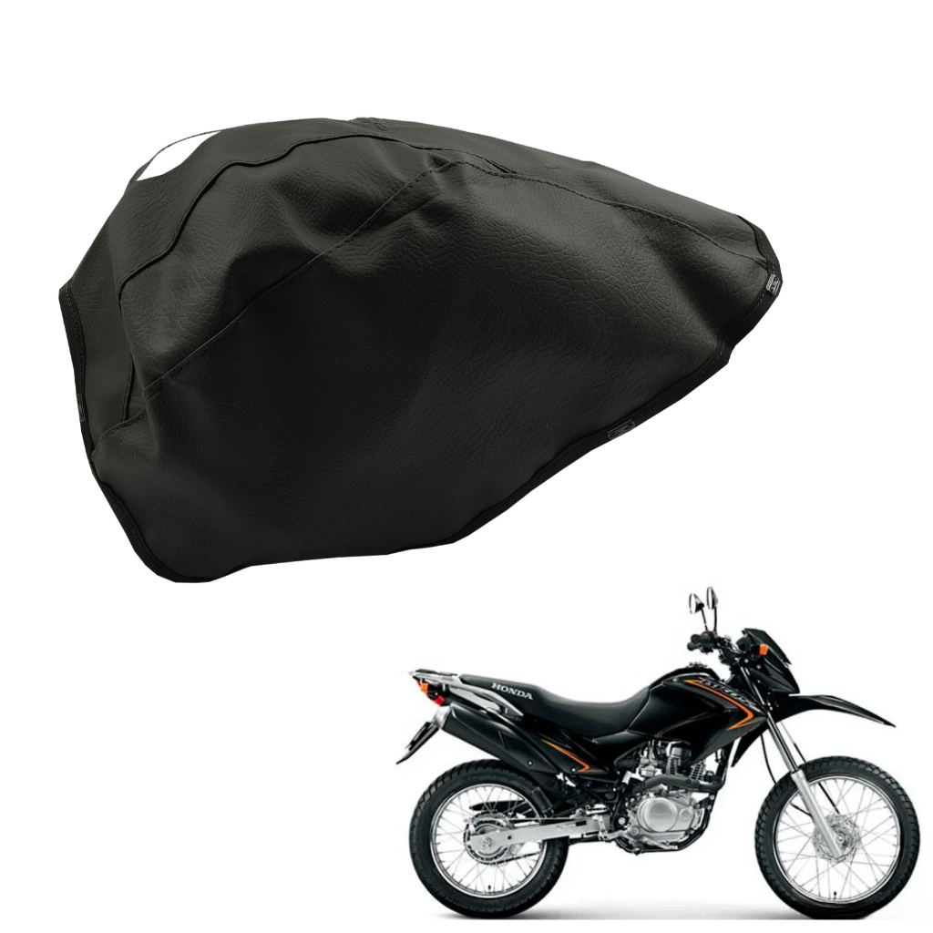 Capa Do Tanque Honda Nxr Bros Até 2008 Preta - Sem Logo