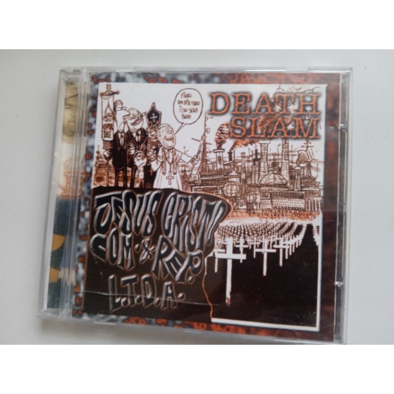 cd death slam jesus Cristo com. e rep. Ltda ótimo estado mídia e capa