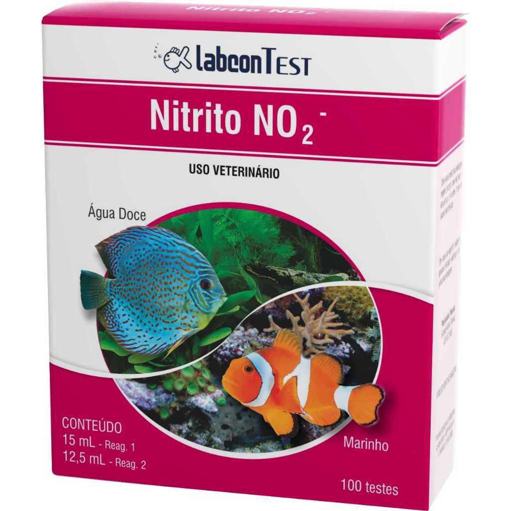 Alcon Labcon Test Nitrito - 100 testes - Test Agua