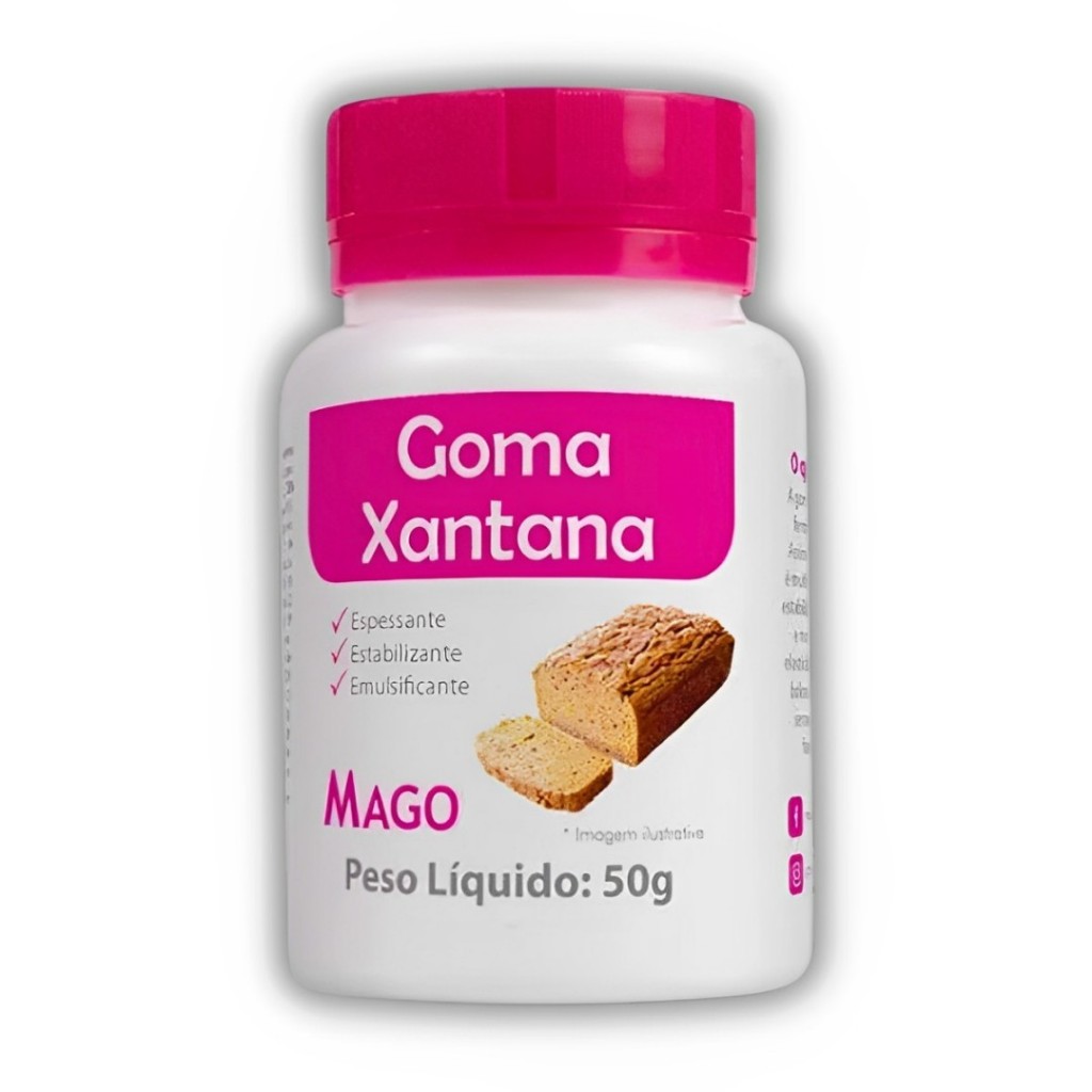 Goma Xantana 50g Mago 1UN em Oferta na Shopee