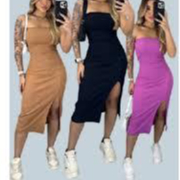 KIT  3  VESTIDO OUSADIA MINI TUBINHO  FEMININO em Oferta na Shopee