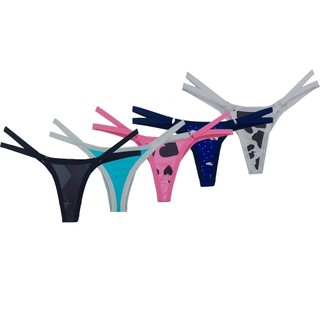 Kit 5 Tangas Duas Tiras Sue Lingerie Sexy Fio em Oferta na Shopee
