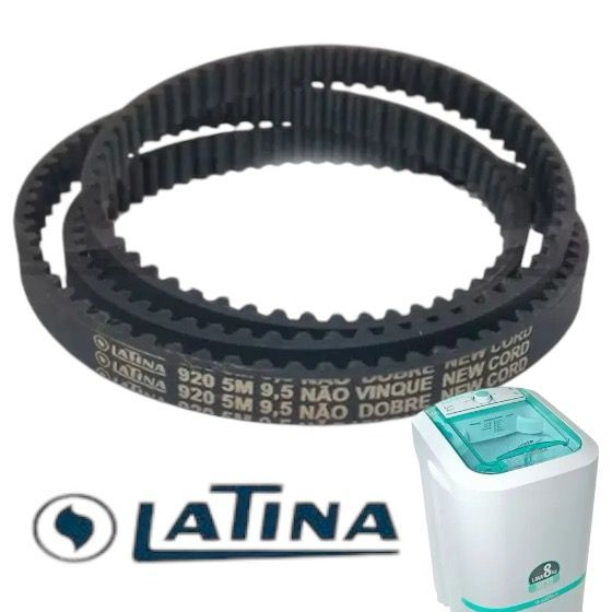 Correia para Tanquinho Latina 920 La551 La555 La541 La553 Dentada