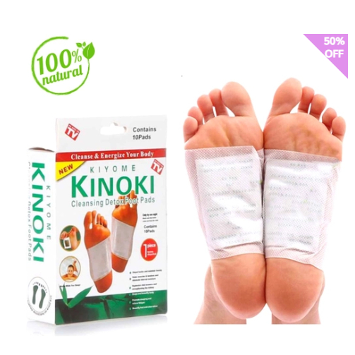 kit 10 Adesivo Para Os Pés remove Impurezas e Toxinas