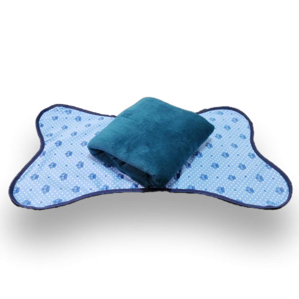 tapetinho pet para comedouro + mantinha cachorro ou gato pequeno ou médio