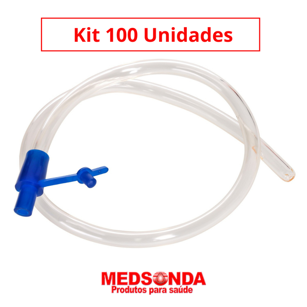 Sonda Uretral (kit 100 Unidades) nº 04 / 06 / 08 / 10 / 12 / 14 Medsonda
