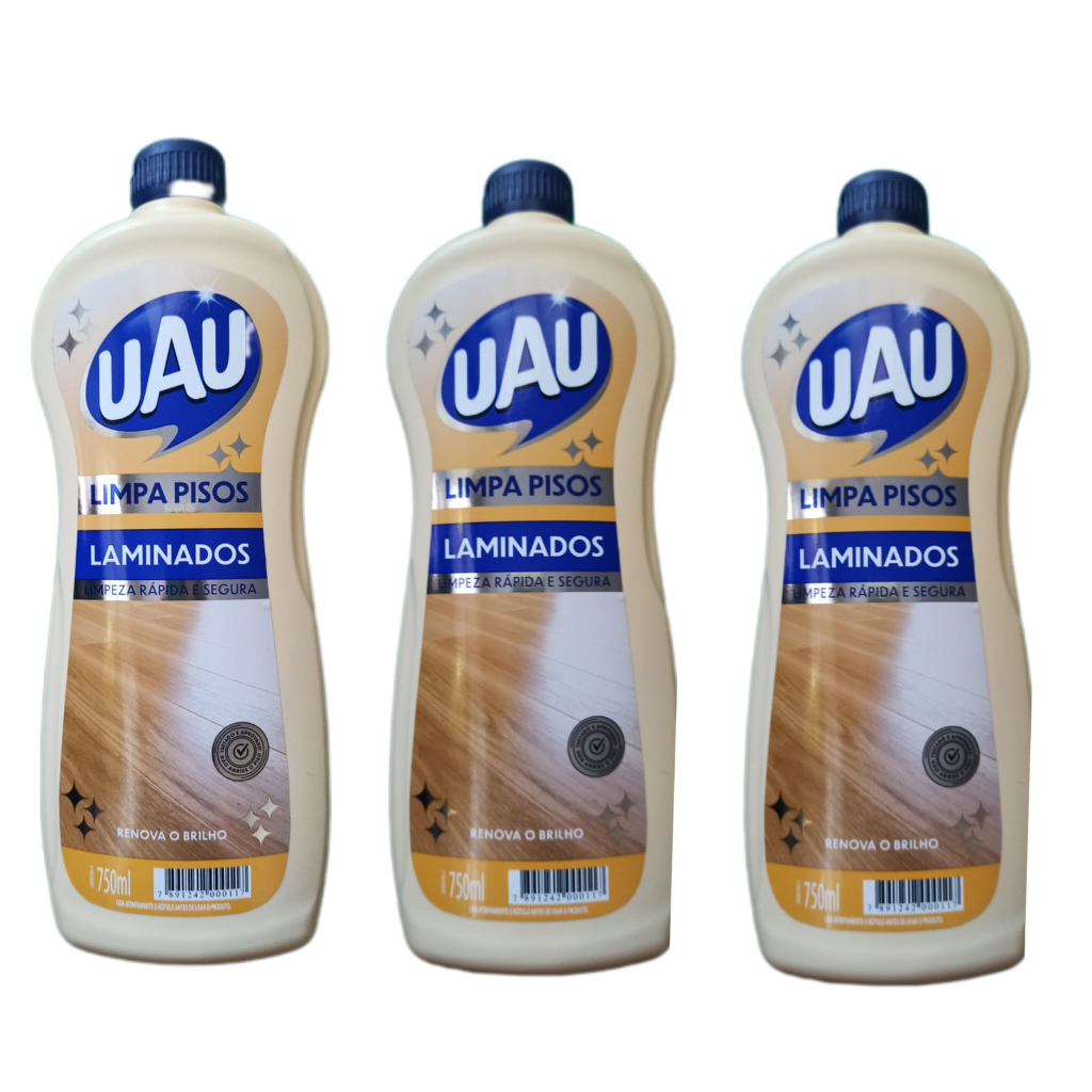 Limpa Piso Uau Laminados 750ml  - Ingleza em Oferta na Shopee