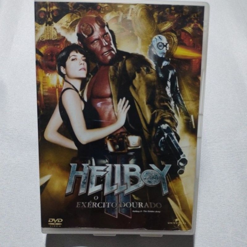 DVD HELLBOY : O EXÉRCITO DOURADO USADO DUBLADO ORIGINAL 12