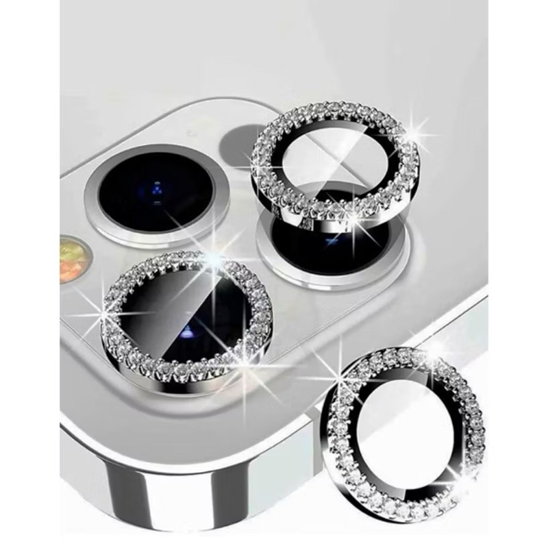 Kit Películas Lente Câmera Brilho brilhante Compativel iPhone Strass16 16pro 16promax 15 14 13 12 11 em Oferta na Shopee
