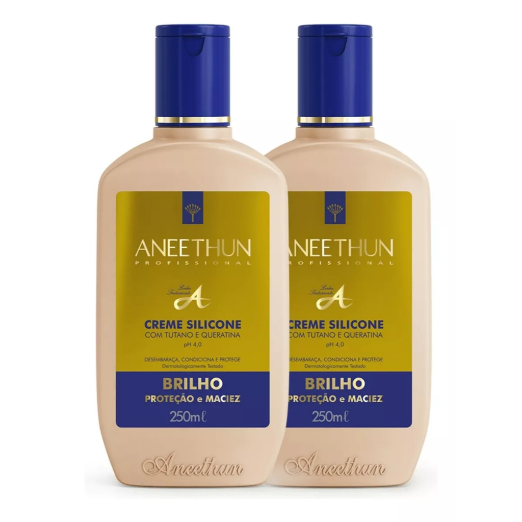 Creme De Silicone Aneethun ( kit 2 produtos) em Oferta na Shopee