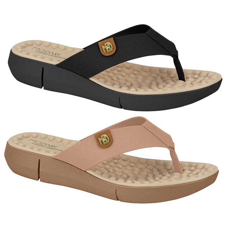 Chinelo Ortopédico Modare Original Palmilha Ultraconforto para Esporão e Facite Plantar