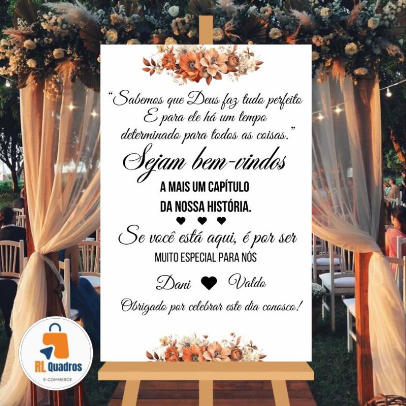 Quadro Placa Decoração Para Casamento Seja Bem Vindo Personalizado Nome Do Casal em Oferta na Shopee