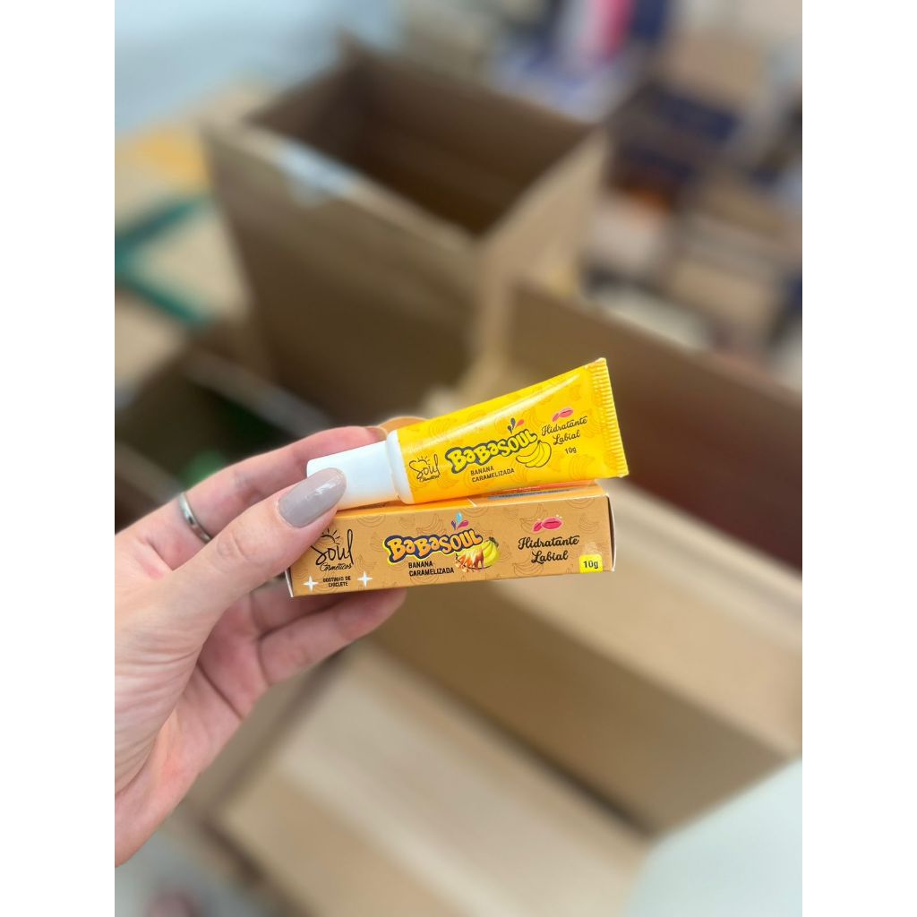 KIT 6 und HIDRATANTE LABIAL BABASOUL uva, morango, tutti frutti, melancia, banana, menta, carmed