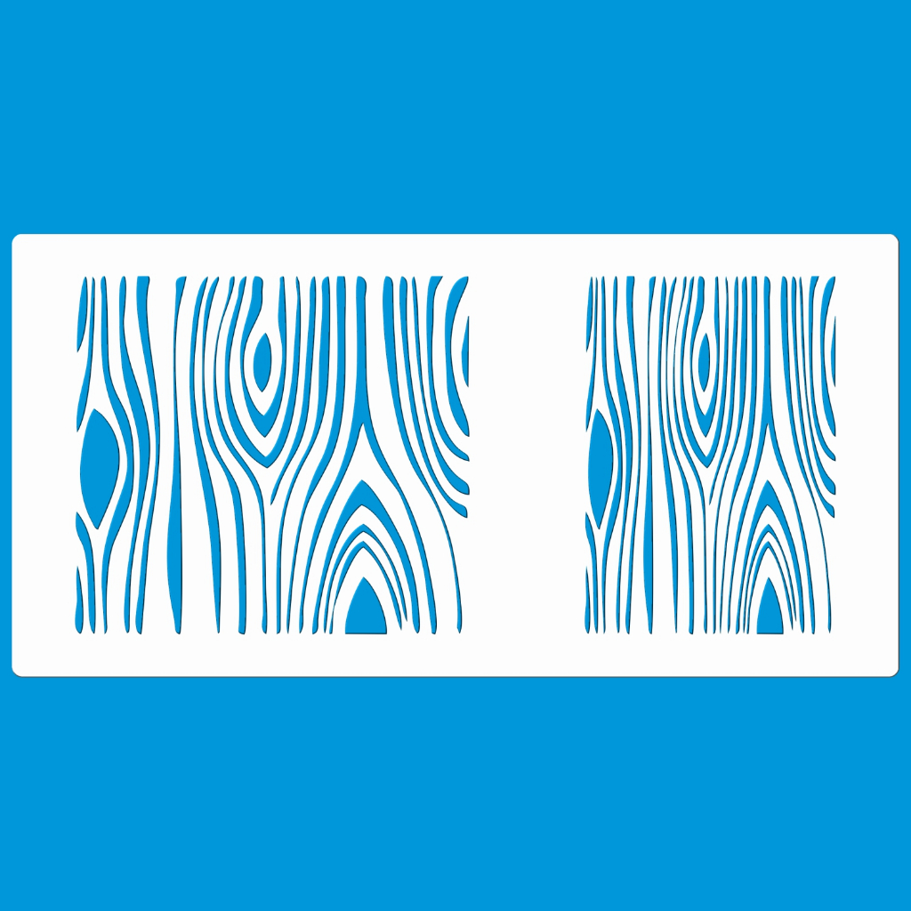Stencil 12 X 24 Veios De Madeira Molde Vazado Pintura Tecido Mdf Madeira Parede Camiseta Pano Prato em Oferta na Shopee