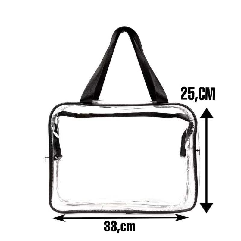 Bolsas Malote cristal transparente 33×25 ótimo tamanho em Oferta na Shopee