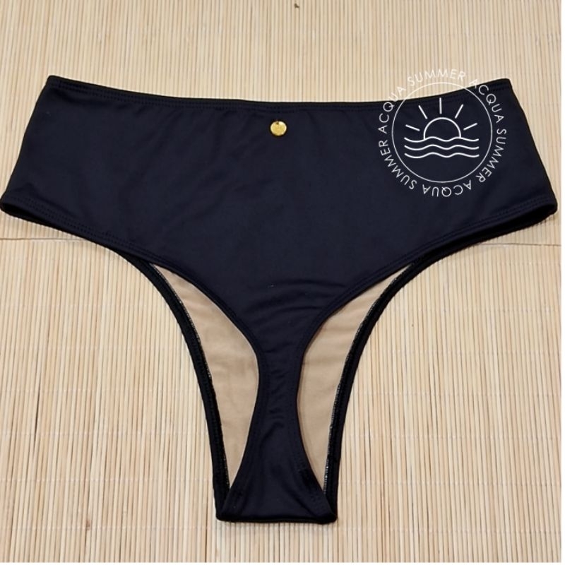 Biquíni Calcinha Hot Pants Avulsa Fio Dental/Tanga Cintura Alta Moda Praia e Piscina/Bikini Retrô em Oferta na Shopee