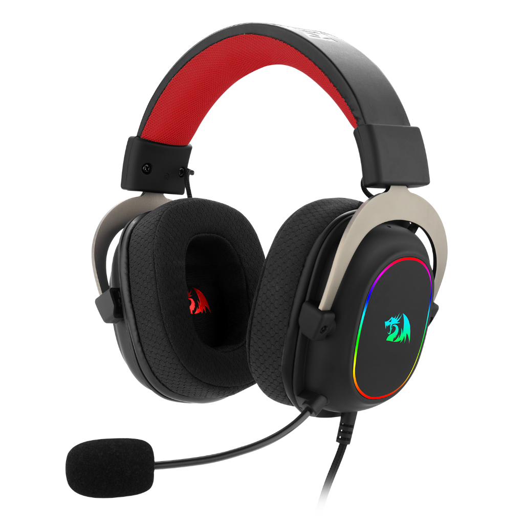 Headset Gamer Redragon Zeus X, Chroma Mk.II, RGB, Surround 7.1, USB, Drivers 53MM, (recondicionado)