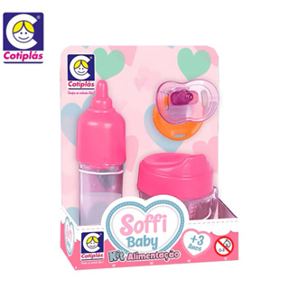 Brinquedo Mamadeira Magica Para Boneca Infantil Kit Alimentação Mamadeira Chupeta Suquinho Cotiplás em Oferta na Shopee