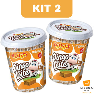 Doce De Leite Pingo De Leite Kit 2 Potes c/50 unidades cada - Jazam em Oferta na Shopee