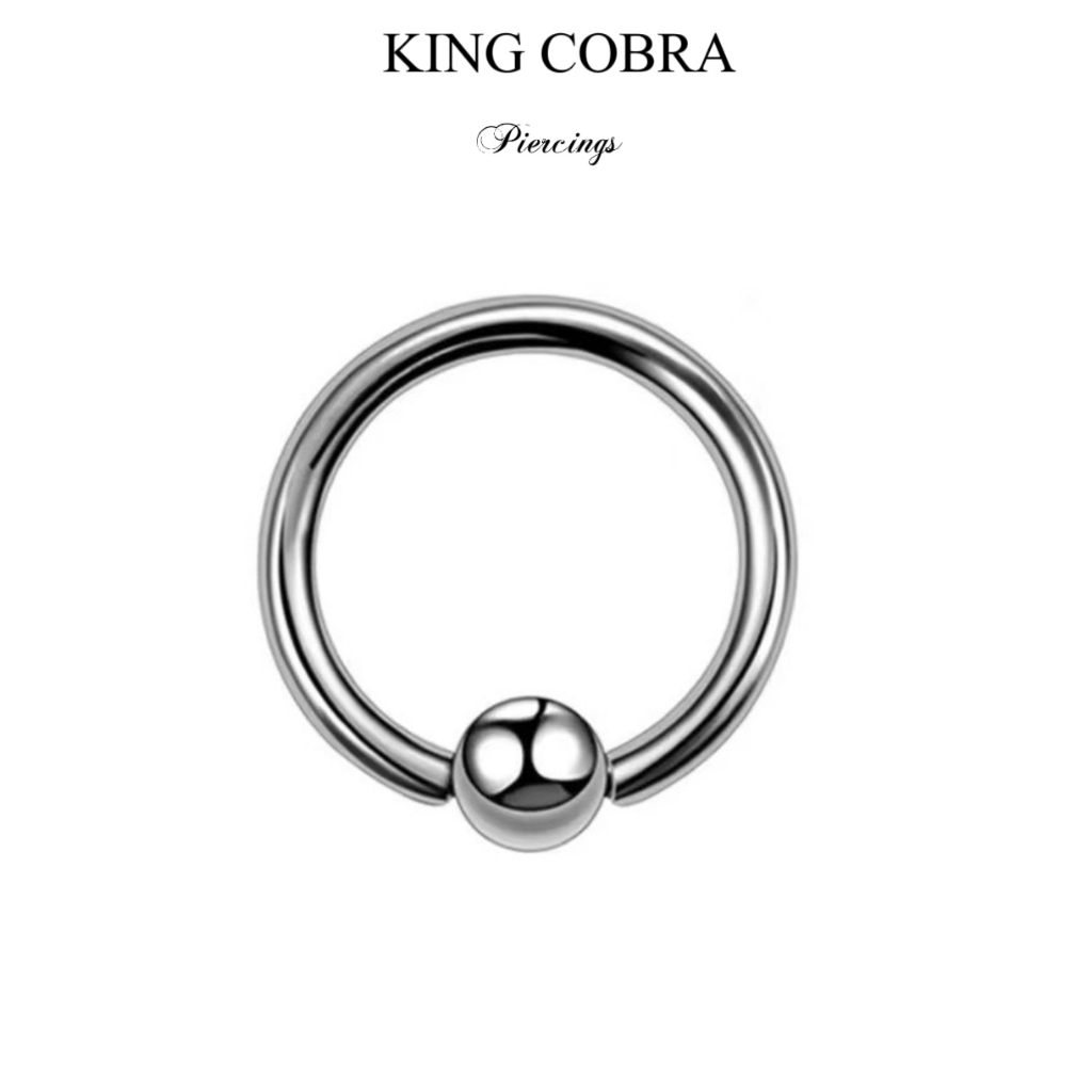 Piercing Captive bolinha Aço Cirurgico Anti Alérgico KA305 em Oferta na Shopee