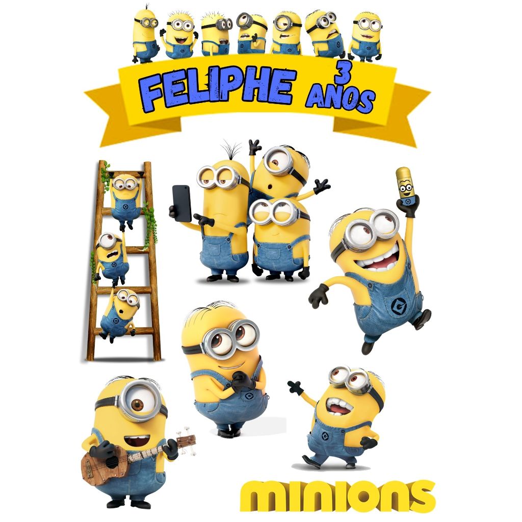 Topo de Bolo Minions: Onde Comprar | BuscaProdutos