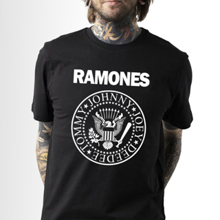 Camisa Camiseta Ramones Banda de Rock Unissex 100% Algodão em Oferta na Shopee