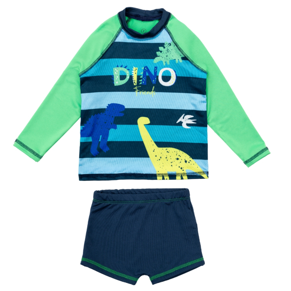 Conjunto Menino Liso Praia Piscina Natação Verão Traje de Banho Blusa e Sunga