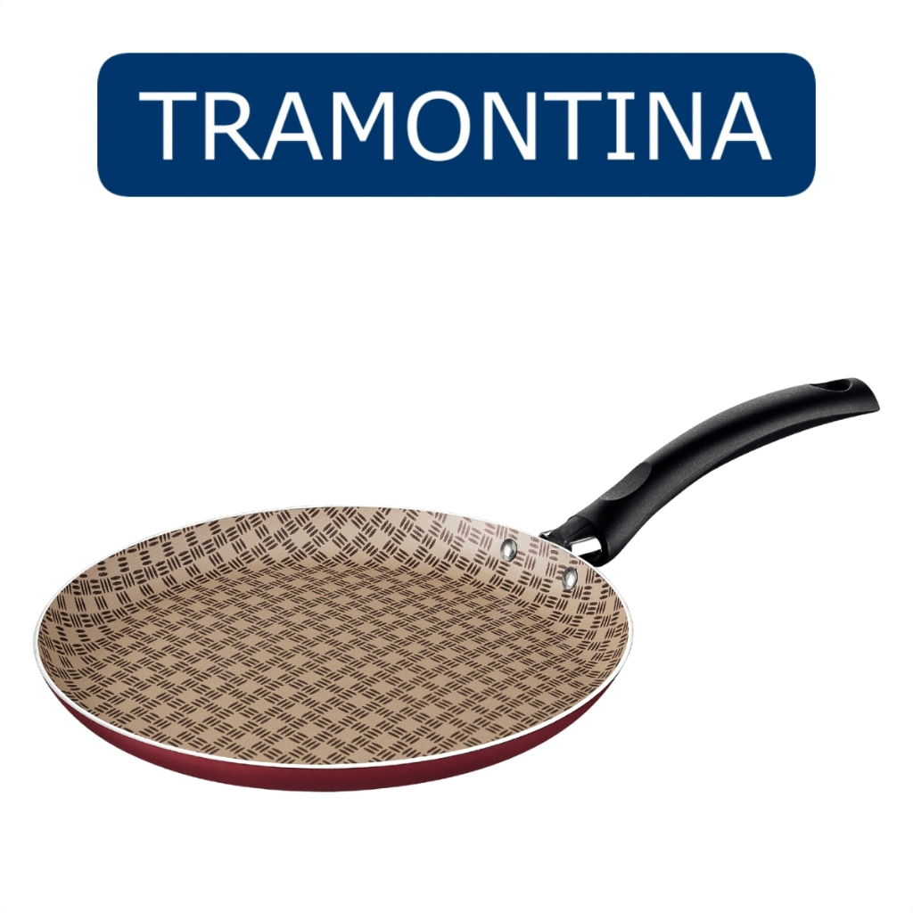 Panquequeira Ou Tapioqueira 22 Cm Turim Antiaderente Tramontina em Oferta na Shopee