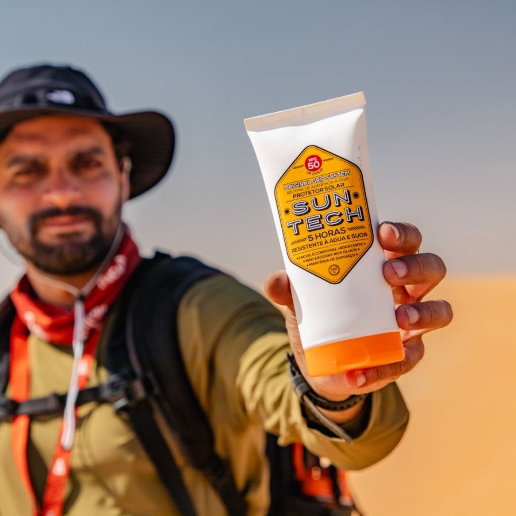 Protetor Solar Sun Tech Fps 50 Nao Escorre Agua Resiste 5 Hs 180