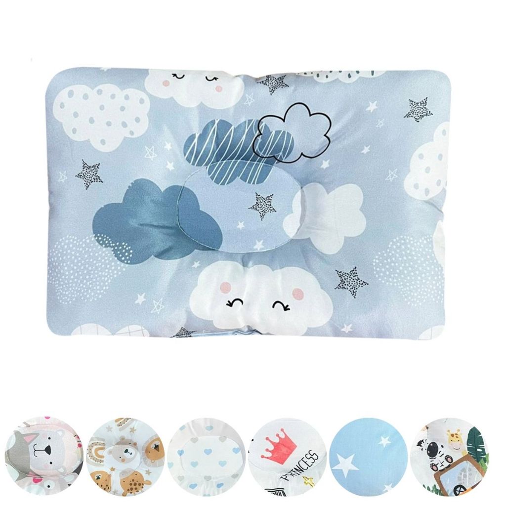 Travesseiro Anatômico Cabeça Chata Para Bebê RN Menina Menino Almofada Modelador em Oferta na Shopee