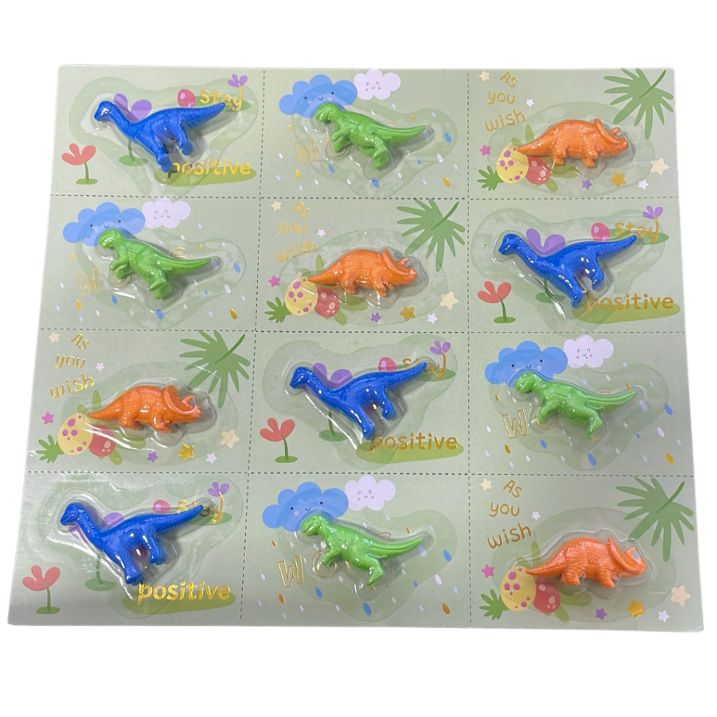 BORRACHAS FOFAS 3D DINO DYNASTY