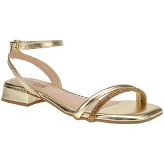 Sandália Rasteirinha Feminina Verão Casual com Tira de Brilho em Oferta na Shopee