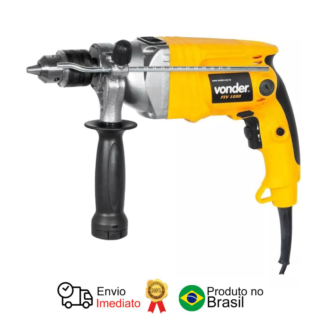 Furadeira Impacto 1/2' Fiv 1050 127 V Vonder em Oferta na Shopee
