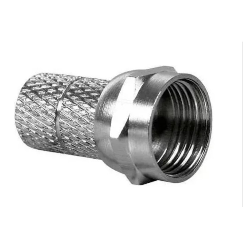 CONECTOR F  Para RG59 ROSCA  embalagem com 100 pecas
