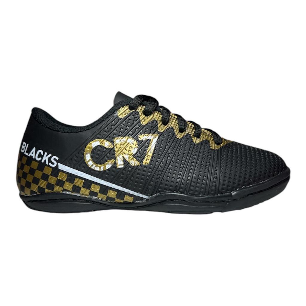Chuteira Infantil Salão Meninos Cr7 society Futebol Grama Sintética lançamento original Envio Rápido