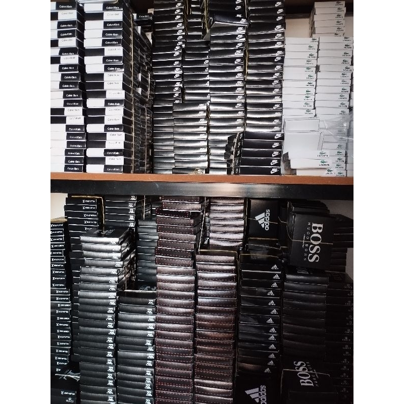 Kit 10 Carteiras Masculinas metal silk na caixinhas várias marcas envio imediato