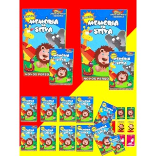 Kit 15 Caixa De Jogo Memoria De Selva Lembracinha Safari Infantil Jogo infantil Festa Prenda Criança em Oferta na Shopee
