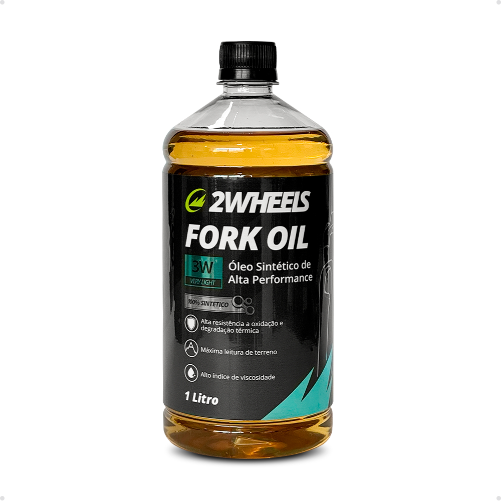Óleo Para Suspensão Bike Fork Oil 3w 100% Sintético 1litro