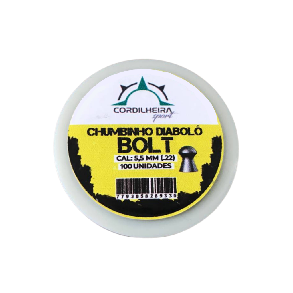 Chumbinho Bolt Diabolô 5,5mm 100 Unidades Cordilheira Sport em Oferta na Shopee
