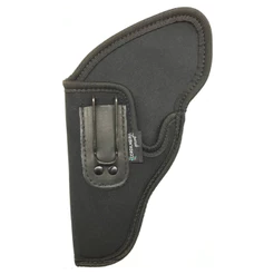 Coldre Interno Neoprene 3” Canhoto – 6 Tiros, Preto, Conforto Tático Militar Exercito PM